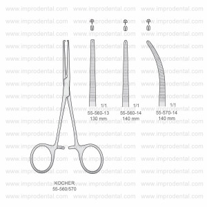 Kocher Hemostatic Forceps