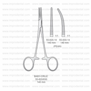 Baby-Crile Hemostatic Forceps 