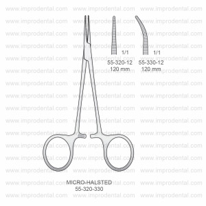 Micro-Halsted Hemostatic Forceps