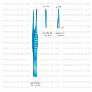 De Bakey Titanium Tissue Forceps