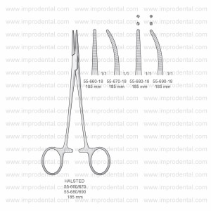 Halsted Hemostatic Forceps 