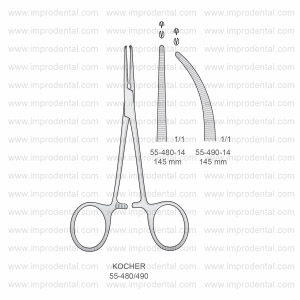 Kocher Hemostatic Forceps